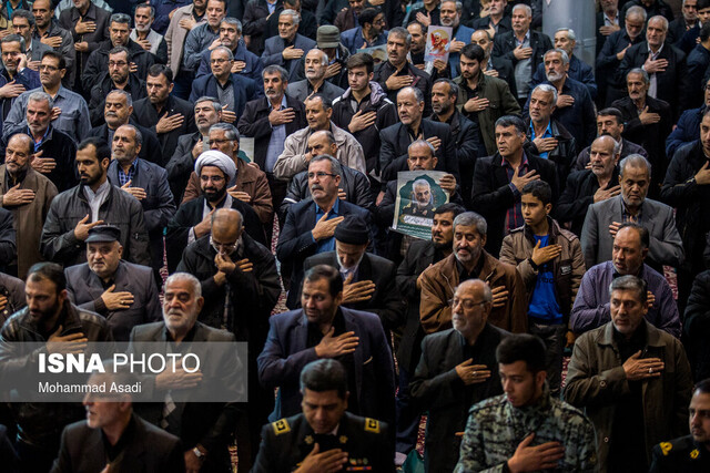 مراسم شام غریبان سپهبد شهید قاسم سلیمانی در مصلی اراک